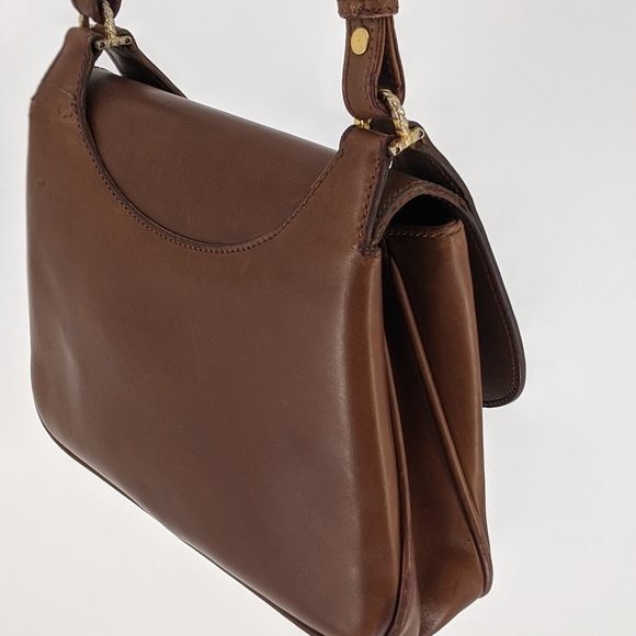 Vintage Authentic Gucci Leather Saddle Bag Size Medium Western Final Sale - Picture 6 of 6